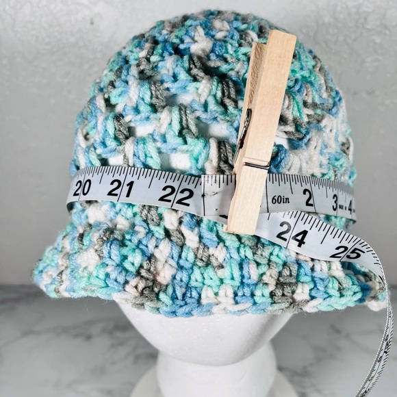Multicolor Crochet Bucket Hat - Picture 5 of 7